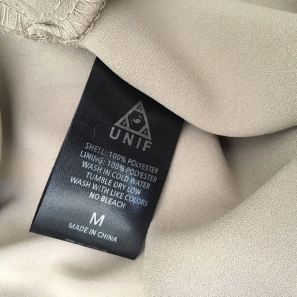 Unif Flasher Asymmetrical Camel Draped Trench Coat - image 6